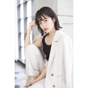 【Totia堀江】美フォルムショートボブ×艶カラー