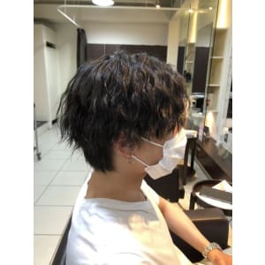 ゆるめツイストセンターパート