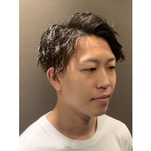ツーブロックツイストスパイラルパーマ/六本木/麻布/理容室