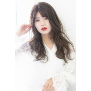 外国人風透明感グレージュカラー