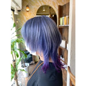 【Reir下北沢】*グラ+ペールブルー×パープル*