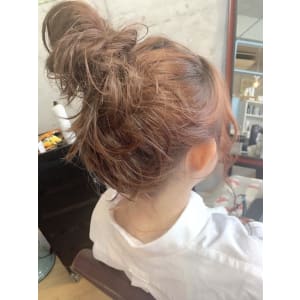 ゆるっとまとめて☆ルーズお団子アレンジ