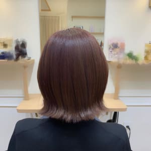 韓ヘア☆?ベリーピンクカラー　#奥村