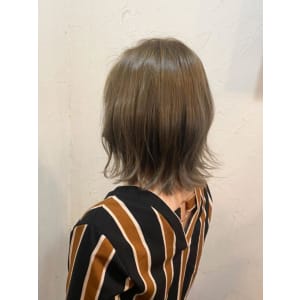 【Reir下北沢】*フェザーボブ+ミントグレージュ*