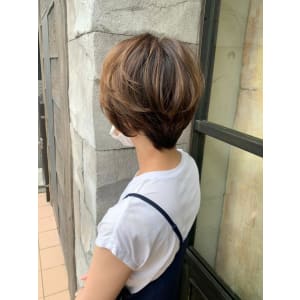 【151e_戸塚】*フェザーショート+ジンジャーベージュ*