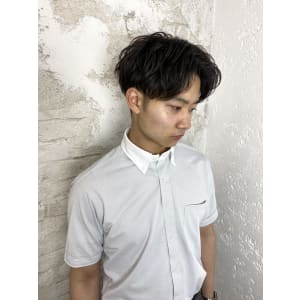 アッペンダン/センターパート/スパイラルパーマ