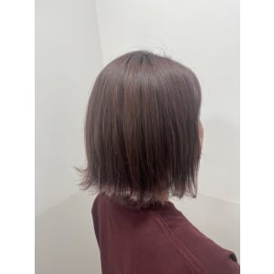 【木下　スタイル】外はねボブ×チェリーアッシュ