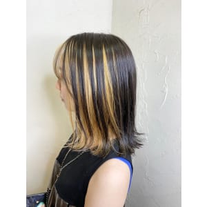 【Reir下北沢】*インナーカラー+ブロンド×ダークアッシュ