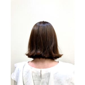 外ハネ/ボブ/切りっぱなしボブ/ナチュラルブラウン/小顔/ - QUALIS 上福岡店【クオリスカミフクオカテン】掲載中