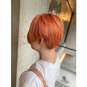 《sourire  堀本》トランクスヘア、ペールオレンジ