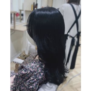 韓ヘア☆ブルーブラック
