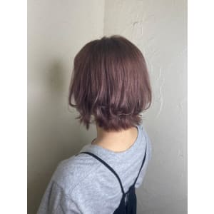 【Reir下北沢】*フェザーウルフボブ+ペールモーヴ*