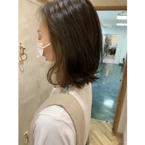 白髪ぼかしハイライトandインナーカラー
