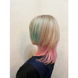 【Reir下北沢】*ハイウルフ+ペールピンク×ミントブルー*