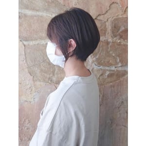 【151e_戸塚】*マニッシュショート+マロンブラウン*