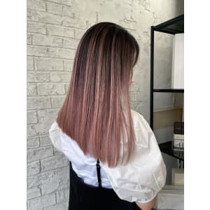 バレイヤージュモーヴベージュラベンダーミルクティー2217
