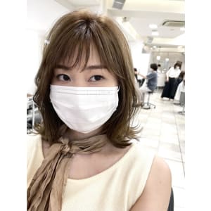 【池袋Euphoria/三田】トップをふんわり根元パーマ