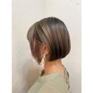 【Reir下北沢】*フレンチガーリーボブ+ヘーゼルベージュ*
