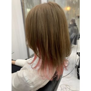 ミルクティーベージュ×コットンピンク【タビラマユミ】