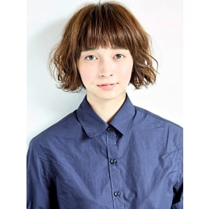 人気のボブパーマ