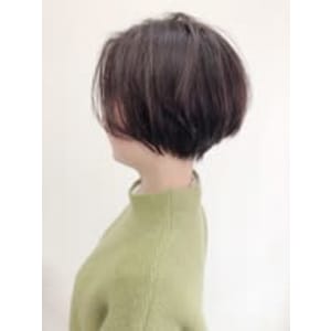 透け感ショート