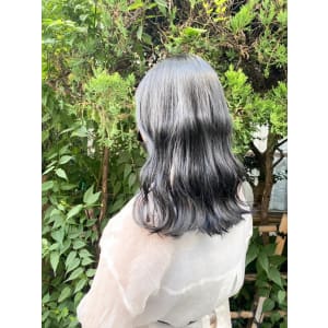 【Reir下北沢】*韓国風プリカール+ネイビーアッシュ*