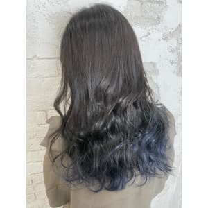 ディープブルー、グラデーション、20代30代40代
