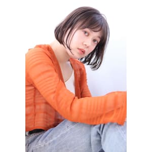 20代30代大人可愛いAラインボブミニボブ《田嶋》