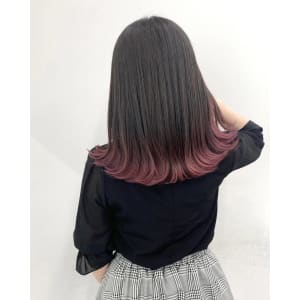 ピンクグラデーション