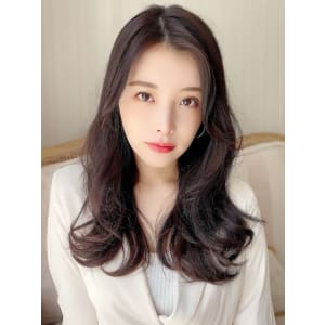 ☆大流行中☆韓国風かきあげロングスタイル【