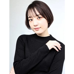 シースルーバングモテショート