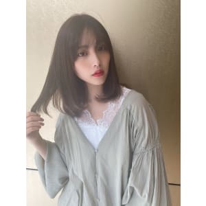 ☆柔らかい印象に☆内巻きロブ【日野】