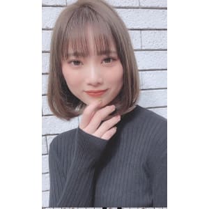 ☆ツヤツヤグレージュ☆　シンプルボブ　髪質改善
