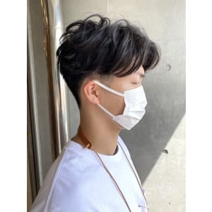 束感ラフ センターパート