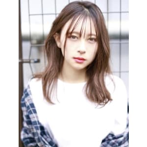 LEMO シースルーバング　チョコブラウン小顔　田中みな実