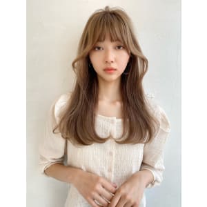 ブリーチありミルクティーベージュ