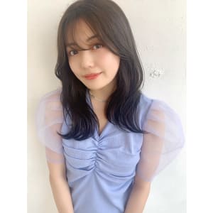 ナチュラル韓国風くびれヘア