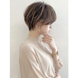 小顔カット/マッシュショート/耳掛けショート/