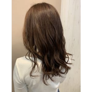髪質改善/フルカラー/ヘアカット/ケアプロ/ベージュブラウン
