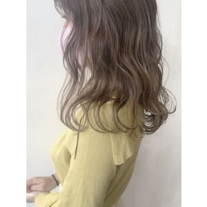 LEMO　アッシュベージュ　くすみカラー　抜け感