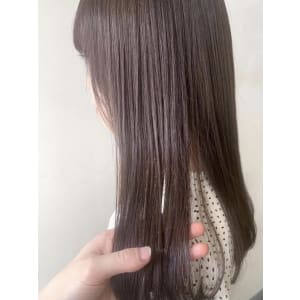 LEMO　パープルベージュ　艶カラー　大人可愛い