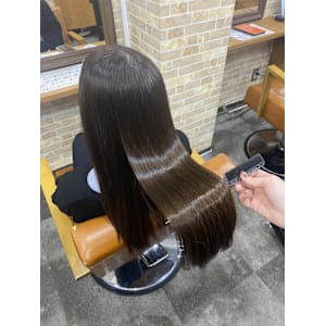 艶髪アッシュブラウン