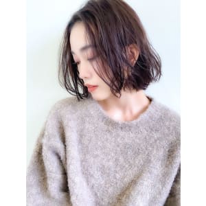 20代30代40色っぽい♪ 無造作ふわボブで華やかStyle - LaBlessあべのキューズ《メンズ大歓迎/メンズパーマ》【ラブレス】掲載中