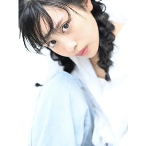 編みおろし シースルーバング 暗髪 - ブリーチ&トリートメント&ショート HETTU 仙台駅前店【ヘッツ】掲載中