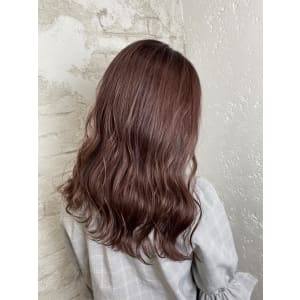 ピンクベージュ/モテ髪/20代30代40代