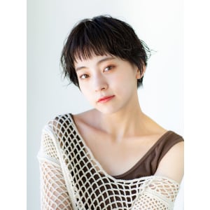 【表参道sheta/堅田】ニュアンスパーマのショートヘア
