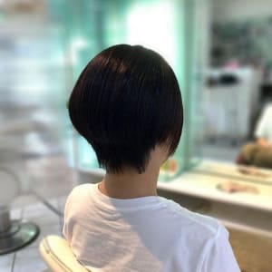 縮毛矯正ショート
