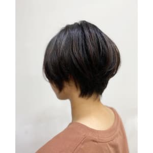 丸みショートボブ