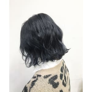 ダークグレージュボブ