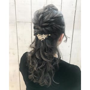 愛され★ハーフアップ